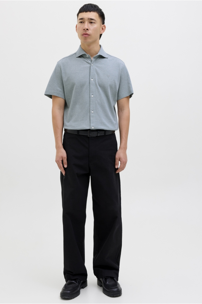 JPRBLALANCE PIQUE S/S SHIRT SMU 12275652 STORMY SEA